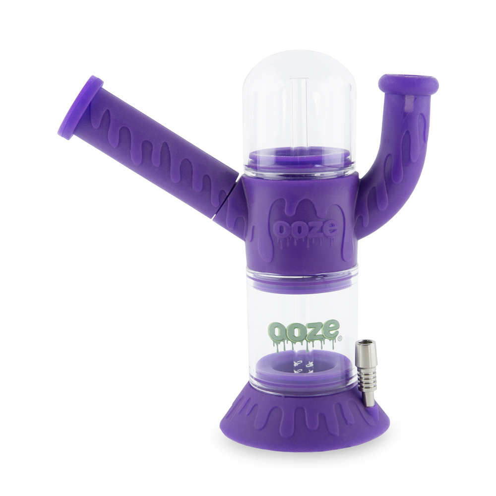 Ooze Cranium Silicone Glass Water Pipe And Nectar Collector Thc Dry